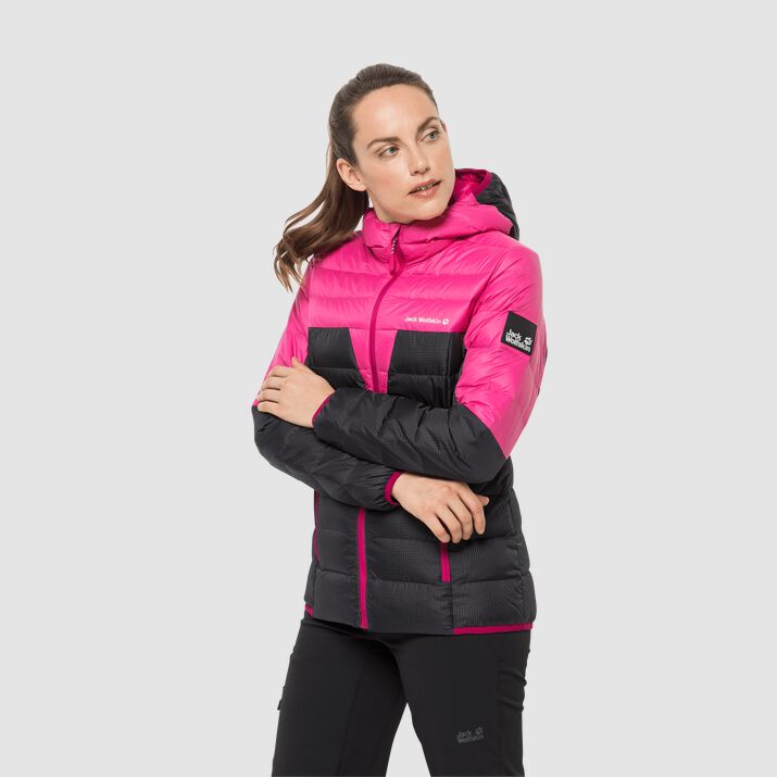 Chamarra Pluma Jack Wolfskin Dna Tundra Mujer Rosas Mexico-1289735